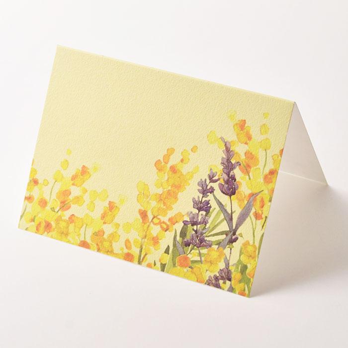 結婚式 席札 / 「ミモザ・ルフレ」席札（入力・印刷込）/ 完成品 オーダー |  | 04