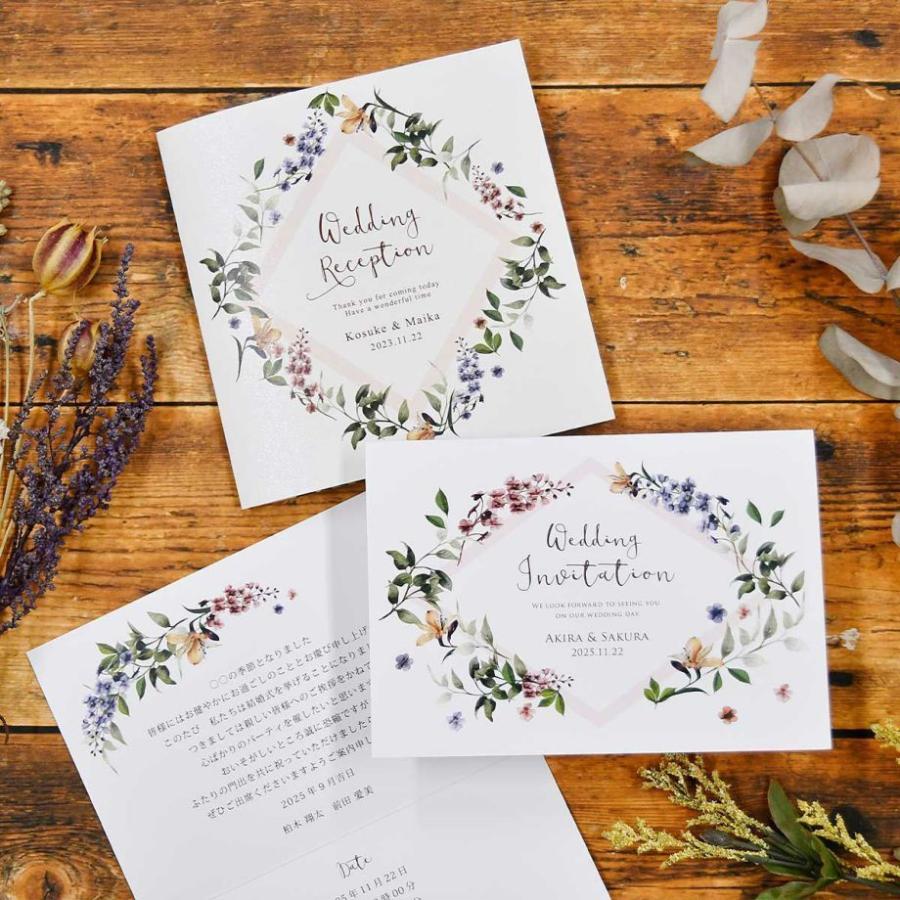 少人数家族のみ結婚式専用招待状 ナチュレ 5部セット Od Is Nature 結婚式グッズ ギフトのお店 Farbe 通販 Yahoo ショッピング