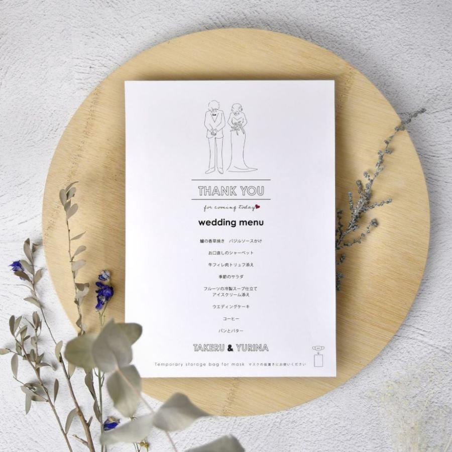 結婚式 マスクケース 抗菌名入れマスクケース メニュー表 メルシー Od M Mc Merci 結婚式グッズ ギフトのお店 Farbe 通販 Yahoo ショッピング