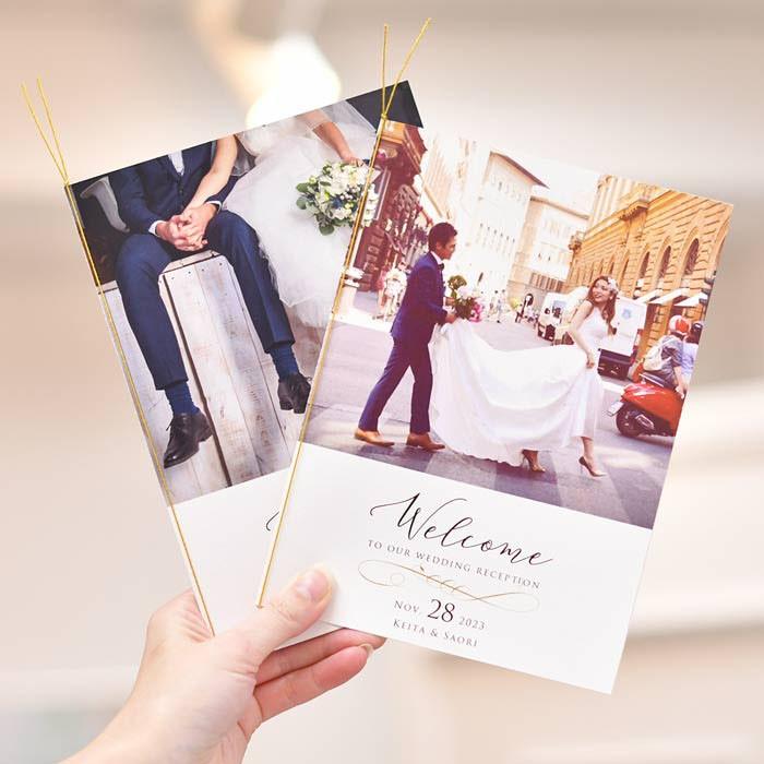 結婚式 写真で魅せるプロフィールブック 席次表付 Melinda メリンダ 完成品オーダー Od Pb Me 結婚式グッズ ギフトのお店 Farbe 通販 Yahoo ショッピング