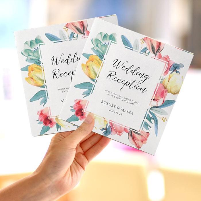 結婚式 席次表 少人数専用 コンパクト席次表 チューリップ 10部セット 入力 印刷込 少人数 完成品オーダー Od Ss Tulip 結婚式グッズ ギフトのお店 Farbe 通販 Yahoo ショッピング