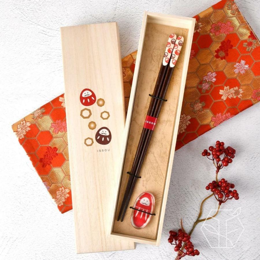 お祝い ギフト お祝い工房 お箸ギフトセット お箸 箸置き 夢だるま 吉兆桐箱入り Og Cs Yumedaruma 結婚式グッズ ギフトのお店 Farbe 通販 Yahoo ショッピング