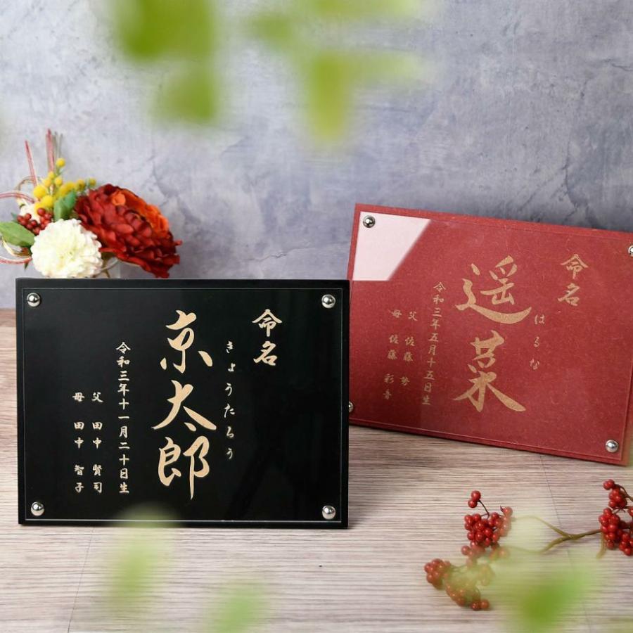 出産祝い 出産内祝い 誕生祝い 命名書 命名書オーダー 記念品 命名ギフト 誕生記念／飾れる命名書「蓮（レン）」 | 