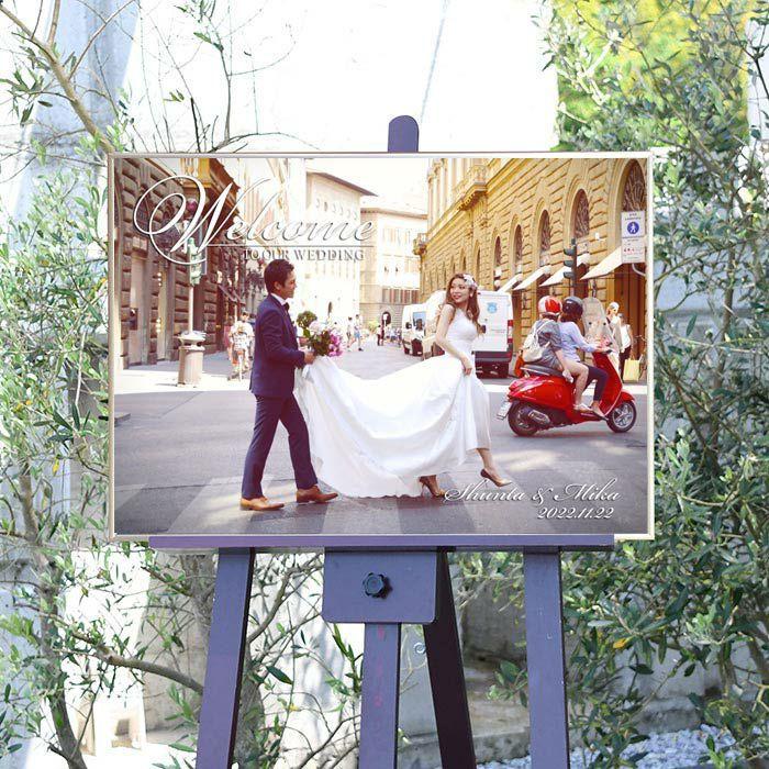 結婚式 ウェルカムボード / フォトウェルカムボード 1ショット
