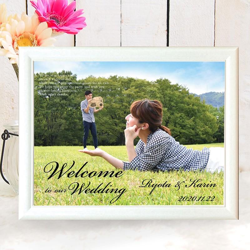 結婚式 ウェルカムボード / フォトウェルカムボード1ショット A3 結婚式 ウェルカムボード / フォトウェルカムボード1ショット A3
