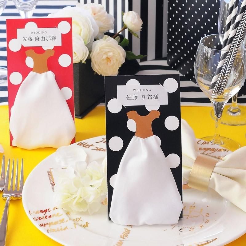 ギフト席札 ドレスハンカチーフ ドット 結婚式 Sc Dh Dots 結婚式グッズ ギフトのお店 Farbe 通販 Yahoo ショッピング