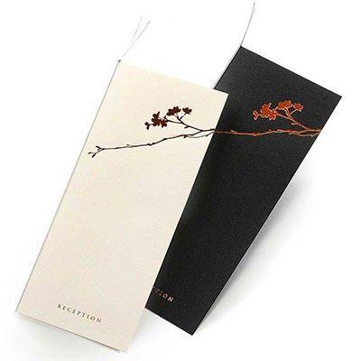 結婚式 席次表　紗羅（さら） 席次表 完成品オーダー 30部から |  | 01