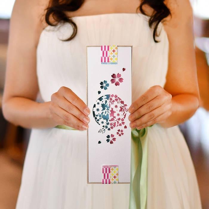 結婚式 ご両親ギフト 即日出荷 / メッセージカード付 夫婦箸＆箸置きセット「桜」 / 両親 プレゼント |  | 03