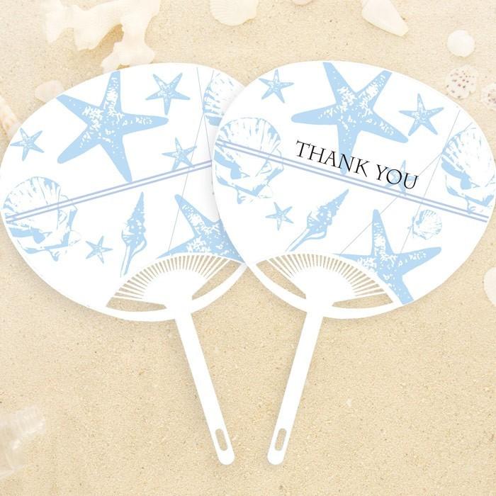 お見送りギフトに プチサンクスうちわ リゾーナ（30部から） | 