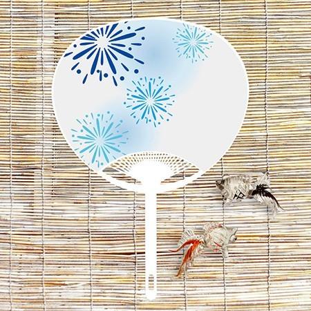 結婚式 披露宴 演出 ギフト お見送りギフト / プチサンクスうちわ 藍華（あいか） |  | 02