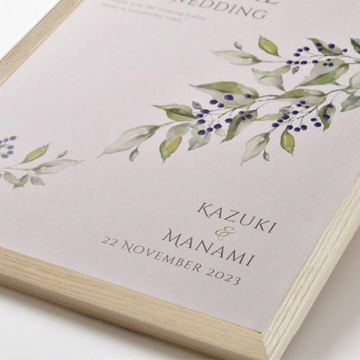 即日出荷対応休止中 / ウェルカムボード「カルムリーフ」/ 結婚式 ウェルカムボード |  | 03