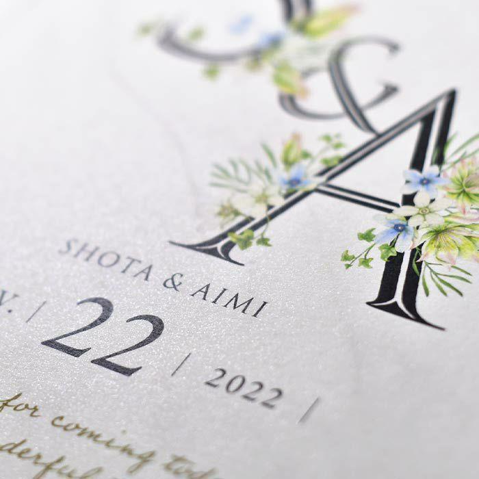 即日出荷対応休止中 / イニシャルフラワーウェルカムボード※ / 結婚式 ウェルカムボード |  | 05