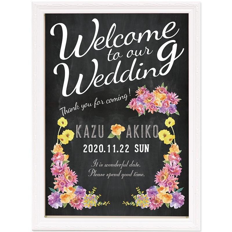 結婚式 ウェルカムボード 黒板風 ブラックウェルカムボード Reina レイナ ブラックボード風 イラスト 二次会 パーティー 受付 Wef Reina 結婚式グッズ ギフトのお店 Farbe 通販 Yahoo ショッピング