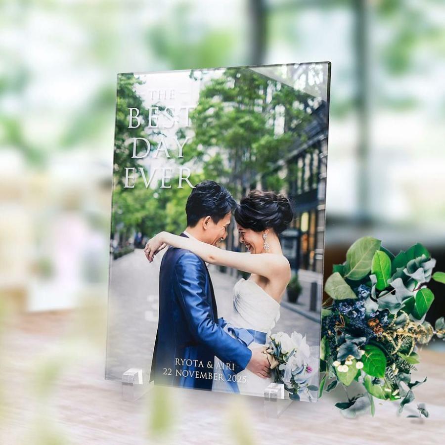結婚式 ウェルカムボード アクリルプリントプレート フォトウェルカムボード Wep Acrylic 結婚式グッズ ギフトのお店 Farbe 通販 Yahoo ショッピング