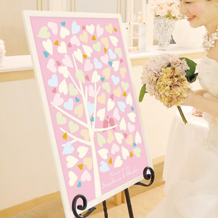 結婚式　メッセージボード　　ウェルカムボード 結婚式 ウェルカムボード / 寄せ書きメッセージボード「ines