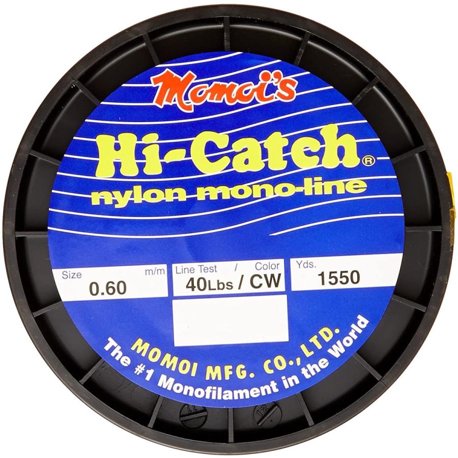 100 本物 Momoi ハイキャッチ 40ポンド 1550ヤード クリアホワイトライン 1ポンド モノ Coppelia Evenement Fr