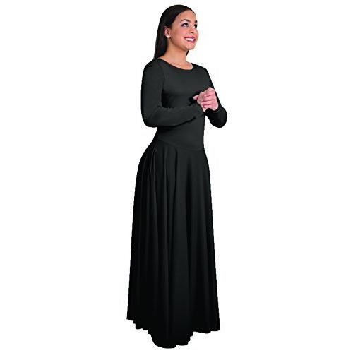 100％の保証 Body Wrappers ブラック カラー: Praise長袖ダンスドレス 0512?Girls 工具セット
