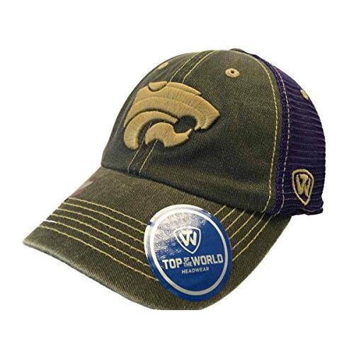 驚きの価格  Kansas State Wildcats牽引グレーパープル過去メッシュ調節可能なスナップバック帽子キャップ ハット、つば広帽子