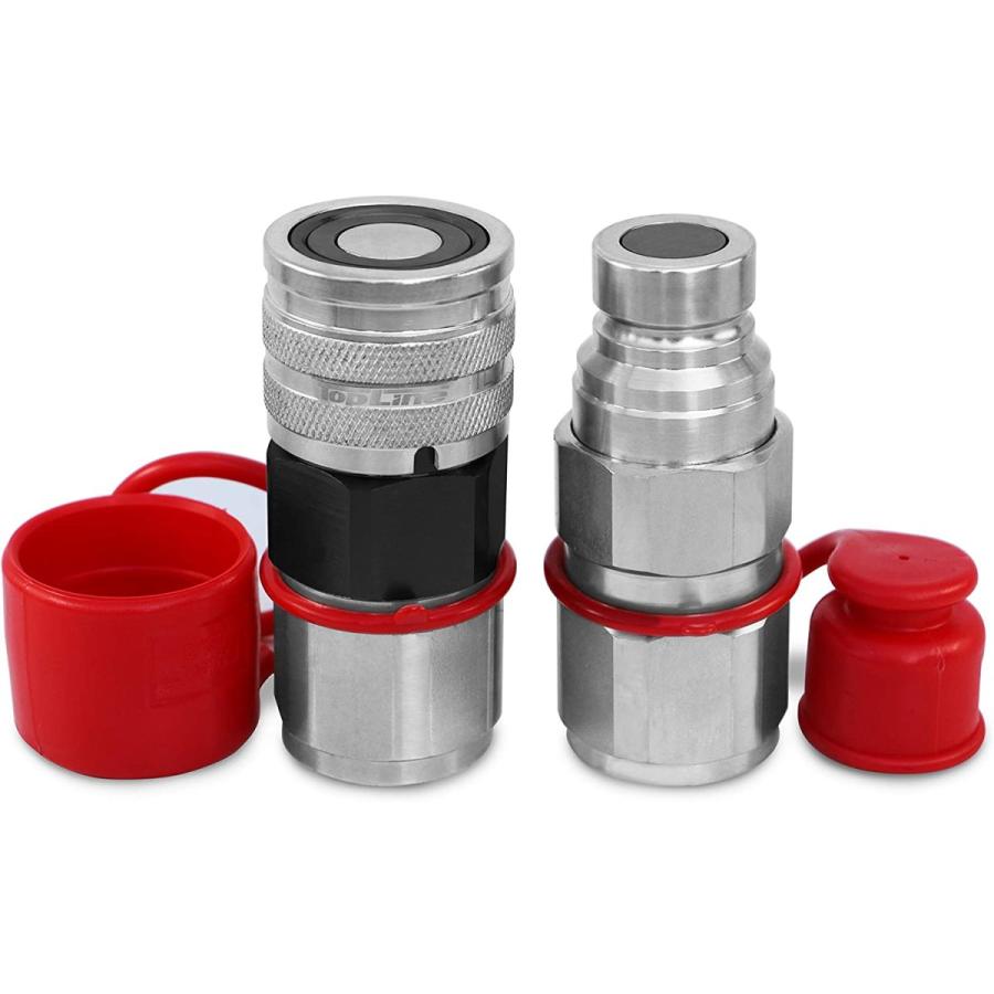 Tl27 3 4インチ Sae スレッド フラットフェイス ハイフロー クイックコネクト 油圧カプラー カップリング ボディサイズ 5 8インチ ボブキャットスキッドス B01n031fiy ファーイーストインク 通販 Yahoo ショッピング