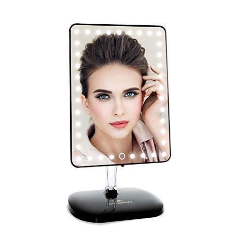 高価値セリー Black | Speakers Bluetooth and Lights with Mirror Vanity Makeup Vanity Impressions TouchPro Charger USB & Bluetooth w Mirror Makeup 工具セット