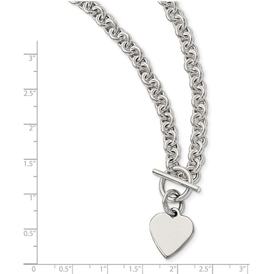 人気絶頂 ステンレススチール光沢ハートトグルネックレスチェーン ネックレス ペンダント Www Bouwmaterieel Benelux Nl
