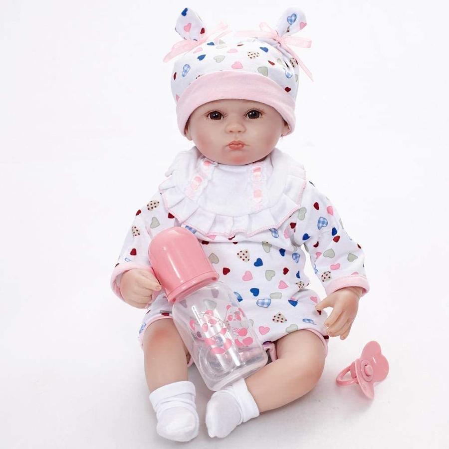 正規通販 送料無料 42cm ギフト リアルな新生児人形 赤ちゃん用リバース人形 リボーンベビードール Hongge 人形 Carolgalani Com Br