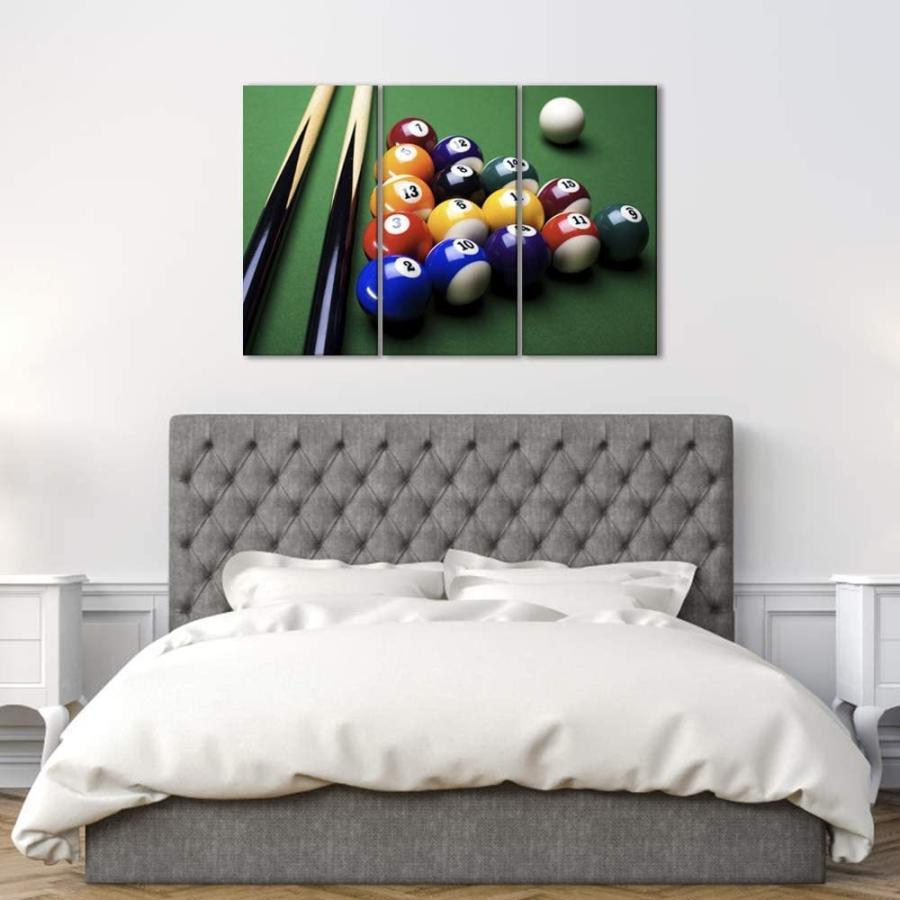 今日の超目玉 ビリヤードアート Innopics 壁装飾 モダン 絵画 クローズアップ テーブル プール スヌーカー ウォールアート キャンバス 大きなビリヤードボール 3ピース レリーフ アート Cienciadigitaleditorial Com