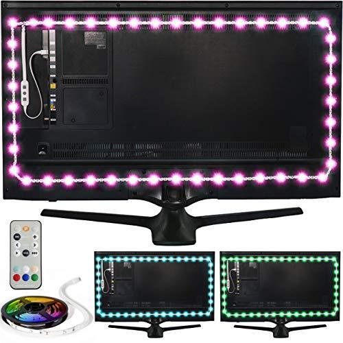 【超目玉枠】 HDTV用 プロフェッショナルバイアス照明 Luminoodle 15色 ワイヤレスリモコ ストリップライト 粘着RGB+W テレビバックライト LED トゥルーホワイト 6500K + LED電球、LED蛍光灯 【超目玉枠】 HDTV用 プロフェッショナルバイアス照明 Luminoodle 15色 ワイヤレスリモコ ストリップライト 粘着RGB+W テレビバックライト LED トゥルーホワイト 6500K + LED電球、LED蛍光灯