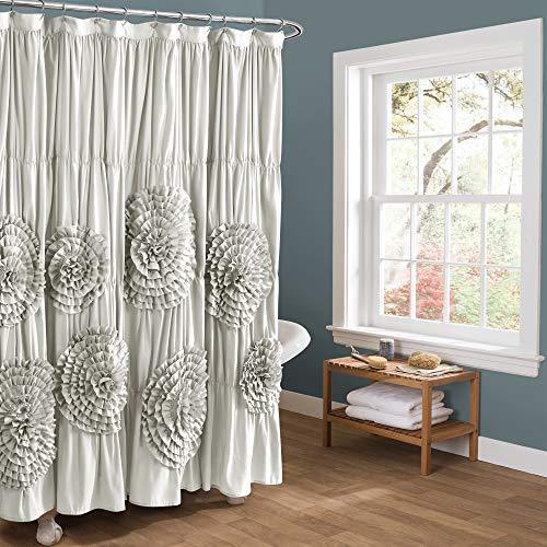 新発売の Curtain Shower Serena Light 72X72 Single Gray シャワーカーテン