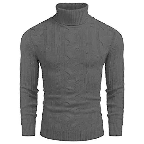 超美品 COOFANDY SWEATER メンズ US サイズ: Medium カラー: ブラック セーター、トレーナー