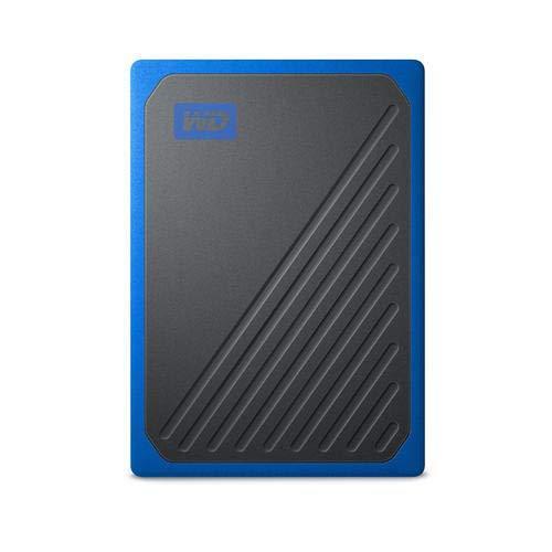 【お買い得！】 1TB - WD My WDBMCG0010BBT-WEBB コバルトトリム ブラック - USBフラッシュドライブバンドル easystore 64GB + SSD Portable Go Passport 外付けSSD