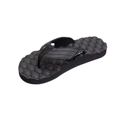 激安価格の ホロホロ シングルレイヤー ラバー メンズ レインボーサンダル Us ブラック カラー 7 サイズ サンダル Isee Africa Com