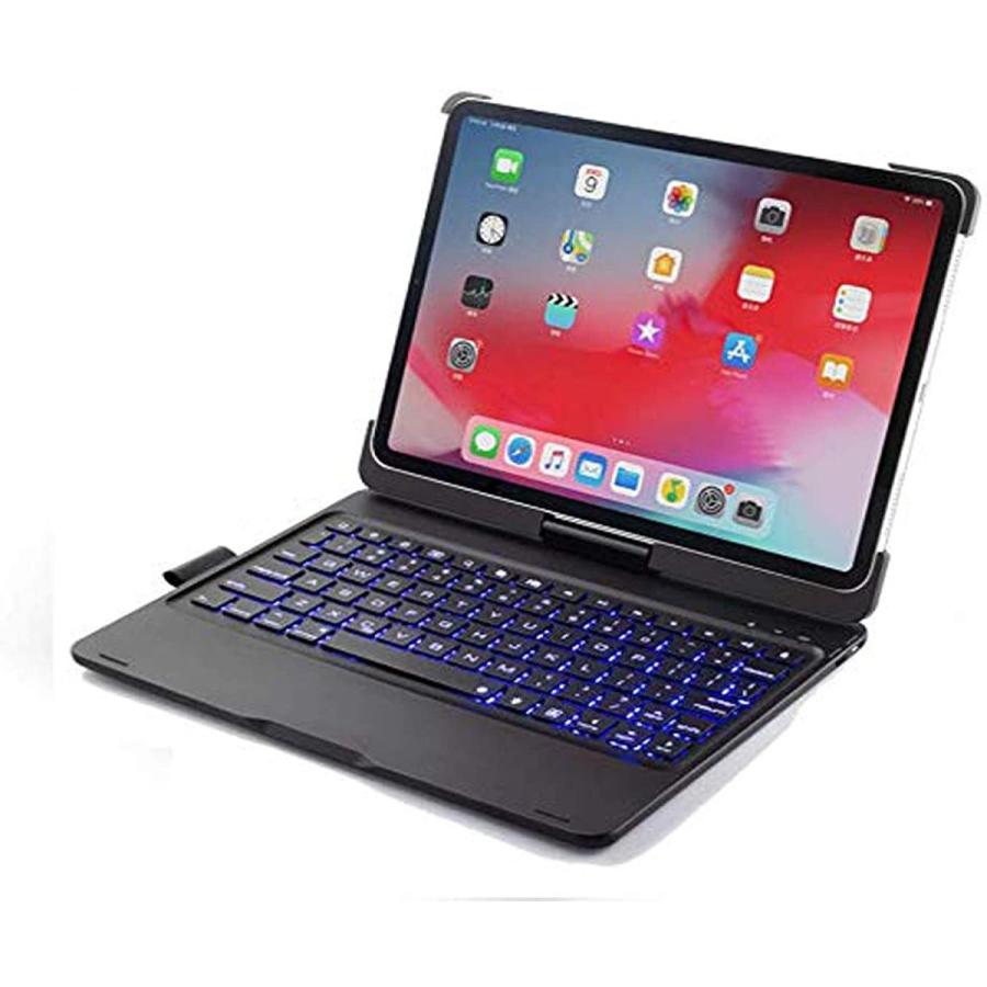 第7世代10.2インチキーボードケース、elecfanJ 360度回転式7色バックライトワイヤレスキーボード、超薄型スマートBluetoothキーボードケース、2019 iPad 10｜fareastincjp｜09