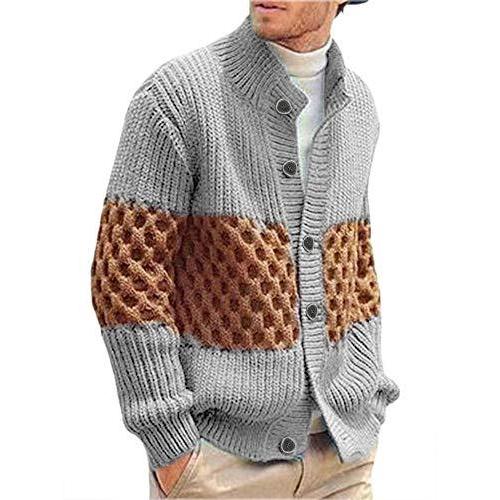 Makkrom ゴルフ メンズ セーター トレーナー スタイリッシュ カーディガン セーター ケーブルニット Xx Large ルーズフィット カラーブロック 長袖 ニットカーディガン サイズ カラ Xx Large Us B08gkrhj4w ファーイーストインク 通販 格安 店舗 の