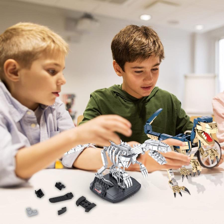 超格安価格 男の子 恐竜おもちゃ 5 12歳 子供用 恐竜化石組み立てキット 恐竜組み立ておもちゃ 男の子 恐竜組み立てブロック Milestar 女の子 ブルー ギフト 工具セット Www Sohojapanesedining Com