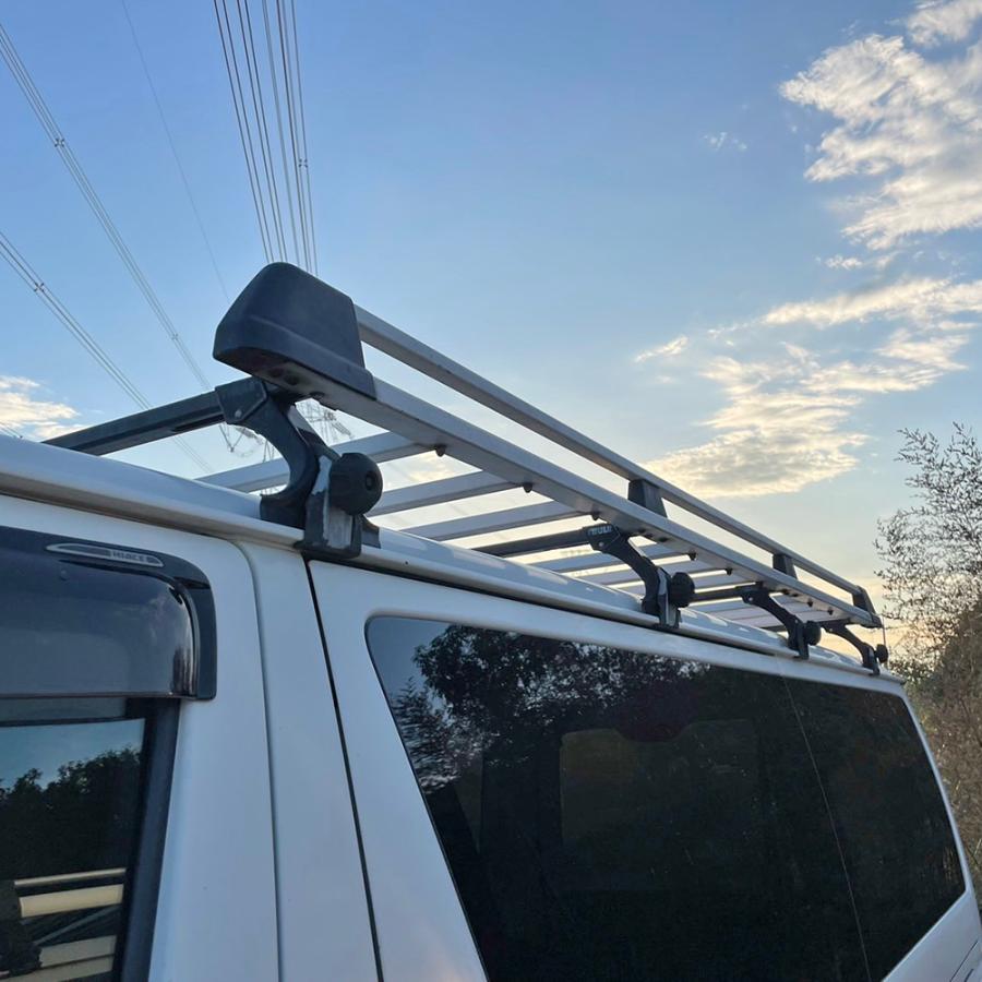 中古】THULE（スリー）ルーフキャリア 853-2341-09 ハイエース OS 