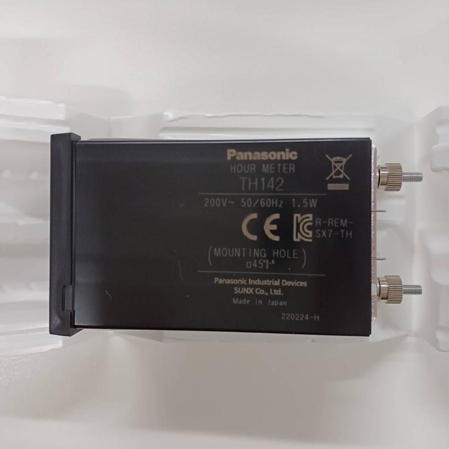 【新品未使用品】TH142 アワーメータ HOUR METER 200V〜50/60Hz Panasonic パナソニック 1PC. B-8 ...