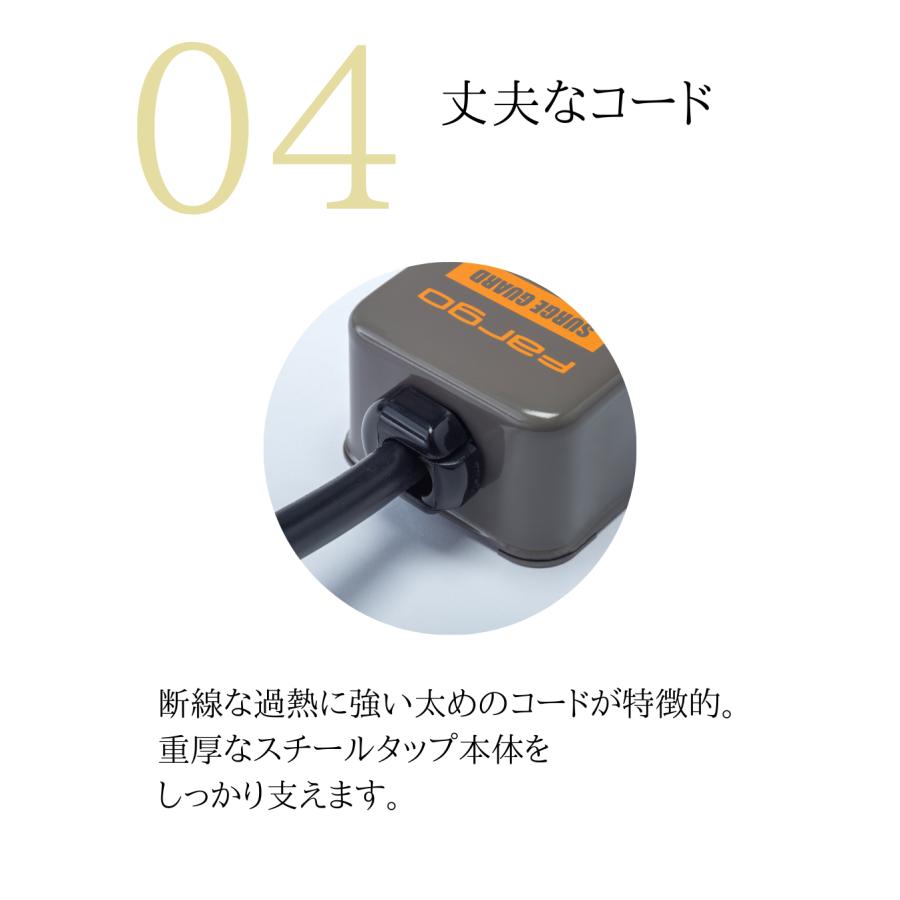 延長コード おしゃれ 電源タップ 6個口 スチールタップ 2m 4m アース インダストリアル ビンテージ リノベーション 部屋 アメリカン 3ピン ガレージ ガジェット | Fargo | 09