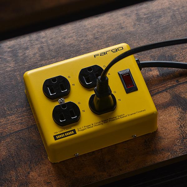電源タップ 延長コード おしゃれ デザイン Oaタップ コンセント 電源ケーブル 電源コード 延長ケーブル スチール 鉄 レトロアメリカン スイッチ付き 1 8m Pt400ye Fargo Direct Shop 通販 Yahoo ショッピング