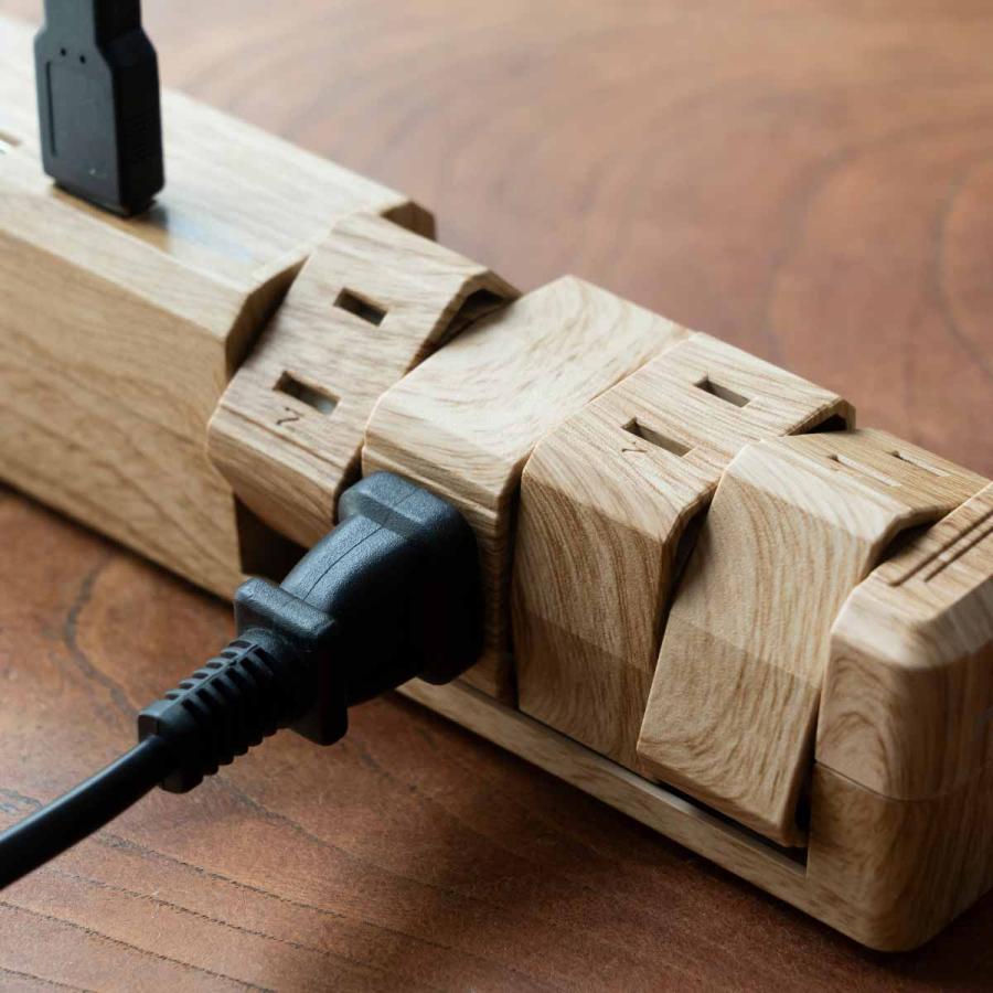 Fargo 延長コード 8個口 3.4A 電源タップ 木目調 おしゃれ 安全 Fargo 延長コード 8個口 3.4A 電源タップ 木目調 おしゃれ 安全