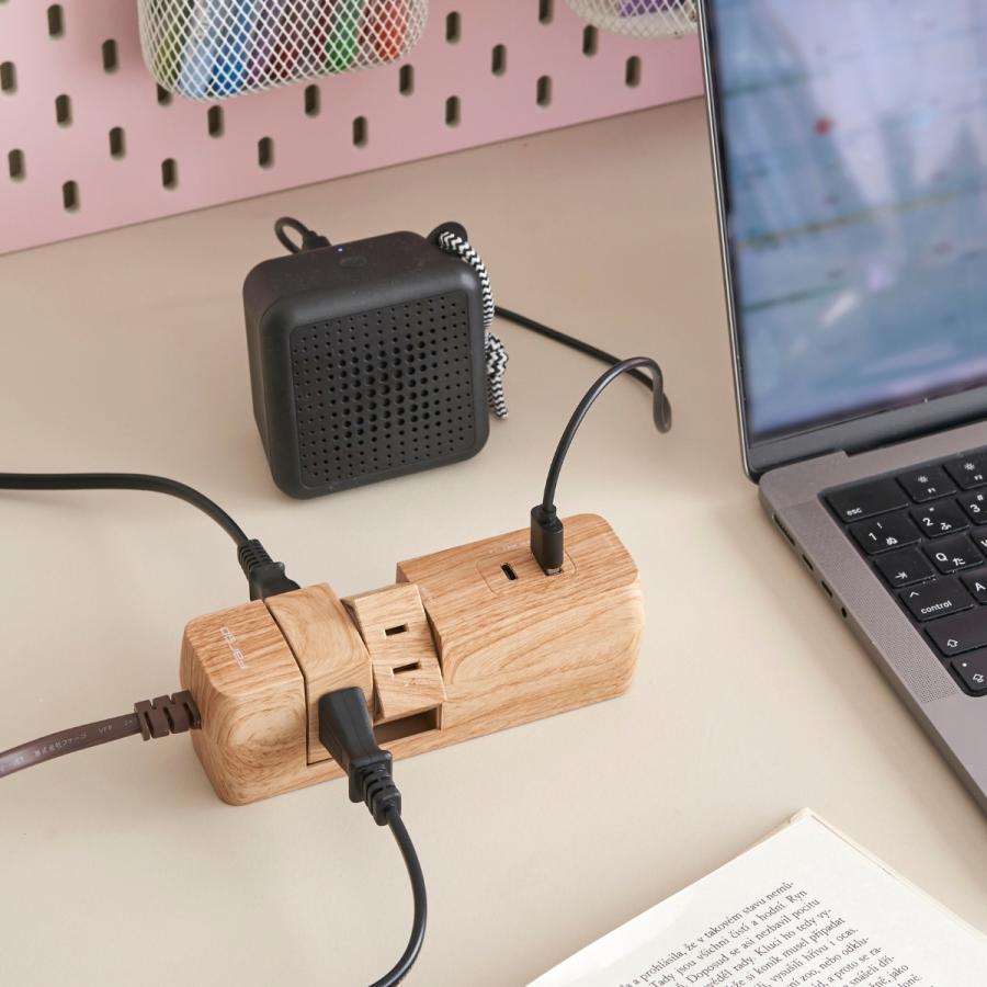 延長コード おしゃれ PD30W TYPE-C 電源タップ USB 木目調 ウッド 回転 4個口 コンセント タコ足 Fargo 安全 ギフト プレゼント 延長コード OAタップ 多機能 | Fargo | 22