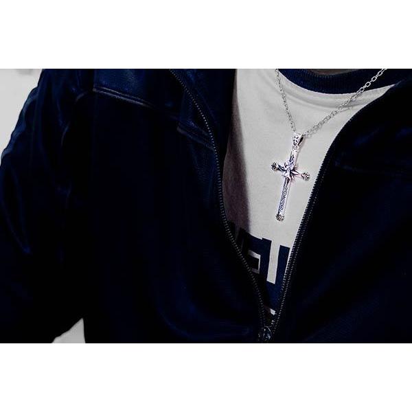 クロス 十字架 エンジェル 天使 祈り ゴールド シルバー925 ペンダント