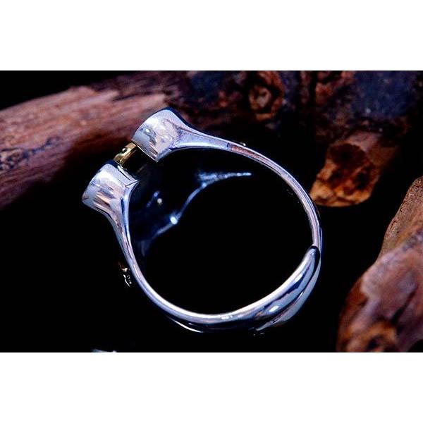 ビッグ シルバーリング 馬蹄 ホースシュー 秘密結社 フリーメイソン