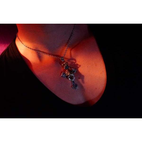 ライオン&クラウン&サークル 立体 十字架 クロスフローリーデザイン