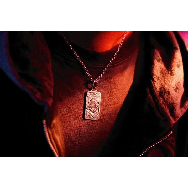 タロットカード 運命の輪 プレート 裏面クロス&アラベスク(十字架&ツタ