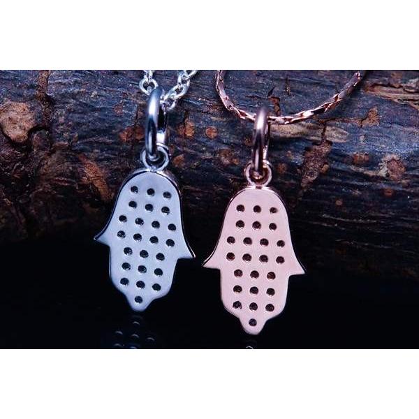 ファティマの手とバロックパールのシルバーネックレス ファティマの手とバロックパールのシルバーネックレス