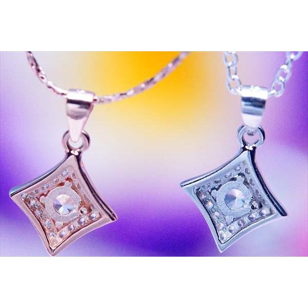 クリアストーン・センター&ライン装飾 スクエア型ミニチャーム