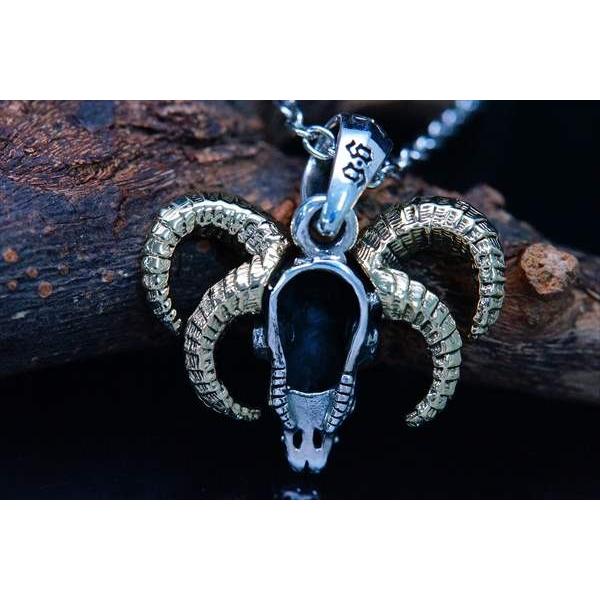 シルバーアクセサリー キリスト教 山羊 悪魔 バフォメット 黒ミサ