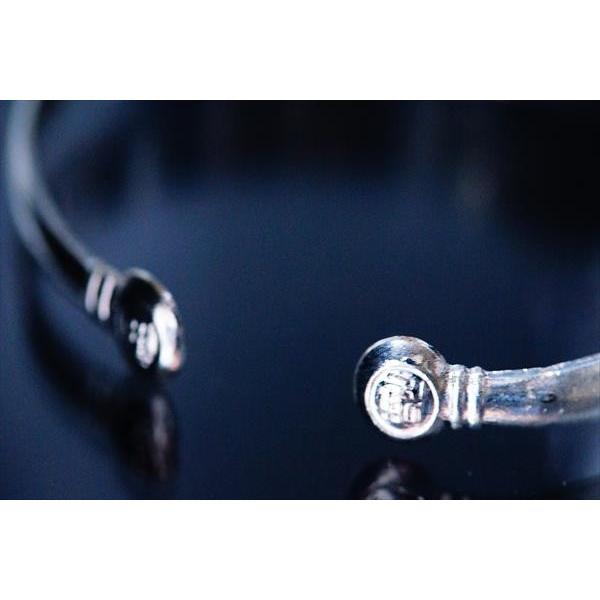 干支(十二支)浮き彫りデザイン メンズ バングル ブレスレット