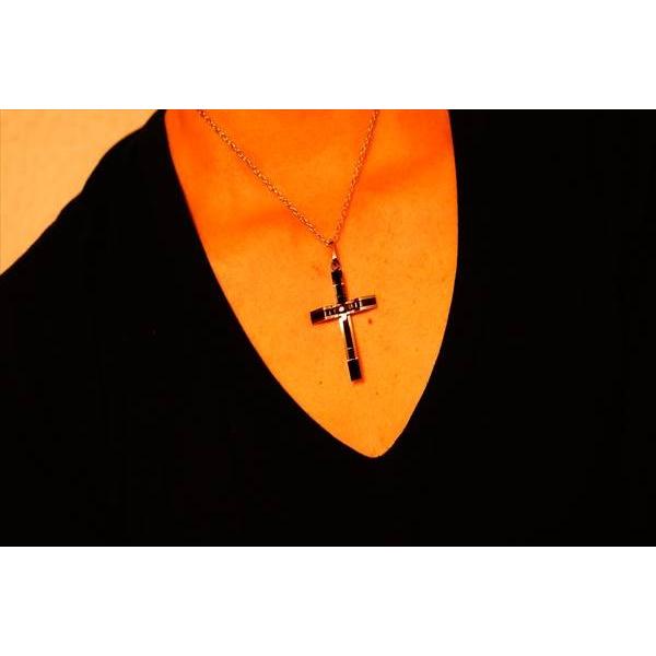 ルード系クロス(十字架) 2カラーパーツ立体型ジオメトリック(幾何学